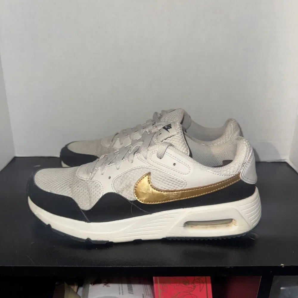 Nike Womens Air Max SC SE Shoes White Black Running Sneakers DV6842-001 Size 9 - Picture 3 of 8